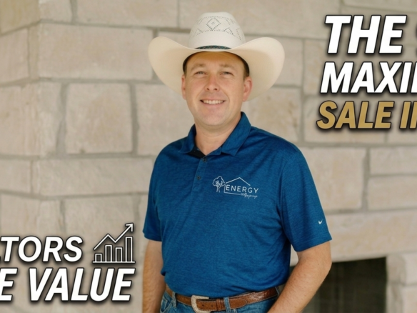 Energy Realtors Broker Nick Getzendanner stands confidently in a cowboy hat in front of a stone wall, illustrating "The 98% Rule" for maximizing home sales in Fort Worth, Texas.